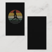 Vintage Bergwanderung Visitenkarte (Vorne/Hinten)