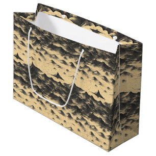 Vintage Bergwolkenlandschaft (10) Große Geschenktüte