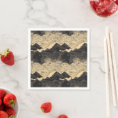 Vintage Bergwolkenlandschaft (2) Serviette (Beispiel)