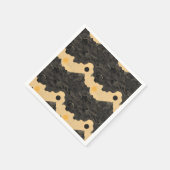 Vintage Bergwolkenlandschaft (4) Serviette (Ecke)