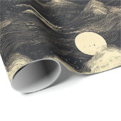 Vintage Bergwolkenlandschaft (5) Geschenkpapier (Rolleneckpunkt)