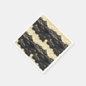 Vintage-Bergwolkenlandschaft (5) Serviette (Ecke)