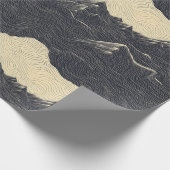 Vintage Bergwolkenlandschaft (6) Geschenkpapier (Ecke)