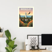 Vintage Berkeley Kalifornien Poster (Heimbüro)
