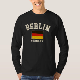 Vintage Berlin Deutschland Deutsche Flagge Souveni T-Shirt