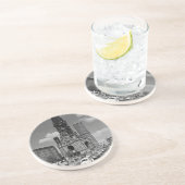 Vintage Berliner Kaiser-Wilhelm-Gedächtniskirche Getränkeuntersetzer (Seite)