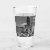Vintage Berliner Kaiser-Wilhelm-Gedächtniskirche Glas (Rückseite)
