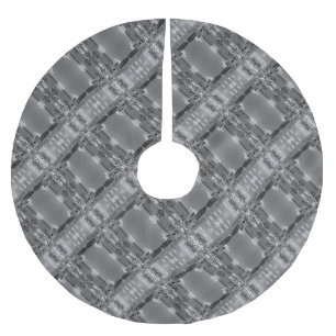 Vintage Berliner Kaiser-Wilhelm-Gedächtniskirche Polyester Weihnachtsbaumdecke