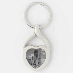 Vintage Berliner Kaiser-Wilhelm-Gedächtniskirche Schlüsselanhänger