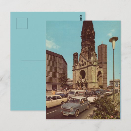 Vintage Berliner Postkarte (Vorne/Hinten)