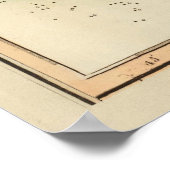 Vintage Bermuda-Karte (1816) Poster (Ecke)