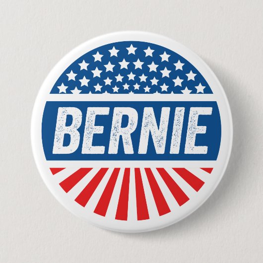 Vintage Bernie Button (Vorderseite)