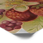 Vintage Berries Poster (Ecke)