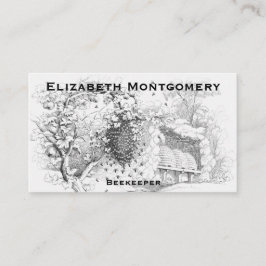 Vintage Berufliche Bienenkarte Visitenkarte
