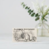 Vintage Berufliche Bienenkarte Visitenkarte (Stehend Vorderseite)