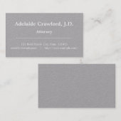 Vintage Berufliche Visitenkarte im klassischen Sti (Vorne/Hinten)