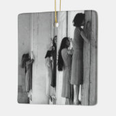 Vintage, besessene Frauen Keramikornament (Links)