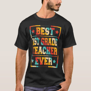 Vintage Best 1. Lehrer Lehrer Lehrer Bildung T-Shirt