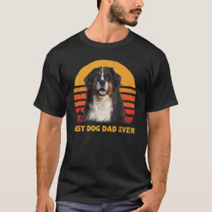 Vintage Best Berner Sennenhund Papa Ever Welpe F T-Shirt