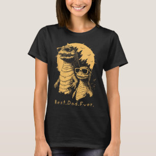 Vintage Best Dad Ever Monster Vätertag Männer T-Shirt