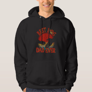 Vintage Best Dog Dad Ever Cool Vater-Tagssonne Hoodie