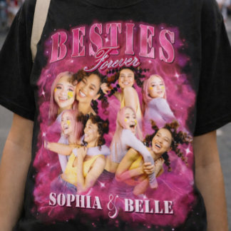 Vintage-Best-Friend-Bootleg-BFF-Fotos-Rap-T-Shirt T-Shirt