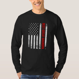 Vintage Best Großvater Amerikanische Flagge Vatert T-Shirt