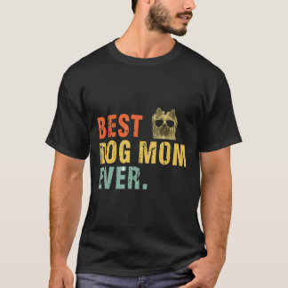 Vintage Best Mom Ever T-Shirt Yorkshire Terrier Sh