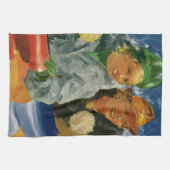 Vintage beste Freunde! Elegante und stilvolle Frau Geschirrtuch (Horizontal)