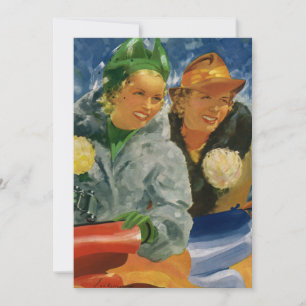 Vintage beste Freundinnen! Elegante und stilvolle 