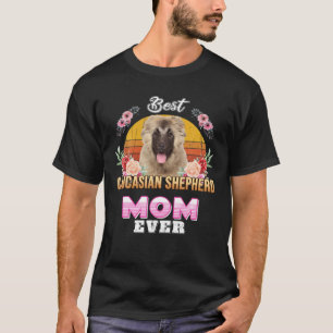 Vintage Beste Kaukasier-Mama je Mütter D T-Shirt