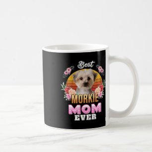 Vintage beste Morkie-Mama je Muttertag für Hund Kaffeetasse