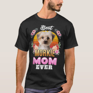 Vintage beste Morkie-Mama je Muttertag für Hund T-Shirt