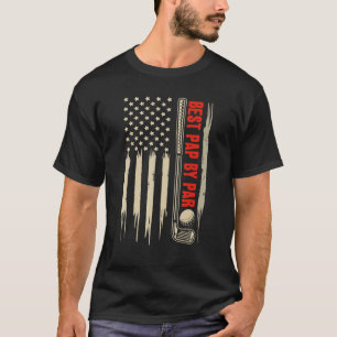 Vintage beste Paarung mit amerikanischer Flagge Go T-Shirt