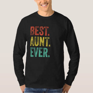 Vintage Beste Tante je Retro Tante Mama Mutter Di T-Shirt