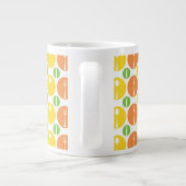 Vintage-Besteckmuster Jumbo-Tasse (Rückseite)