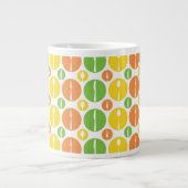 Vintage-Besteckmuster Jumbo-Tasse (Vorderseite)