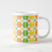 Vintage-Besteckmuster Jumbo-Tasse (Rechts)