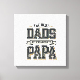 Vintage-Besten-Väter-zum-Papa-Shirt-Design_1 Leinwanddruck