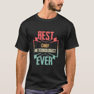 Vintage Bester Chefwettermoderator Aller Zeiten T-Shirt