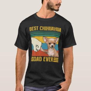 Vintage Bester Chihuahua-Vater Aller Zeiten Großar T-Shirt