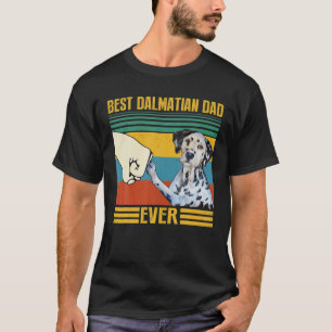 Vintage Bester dalmatiner Papa Aller Großeartiger T-Shirt