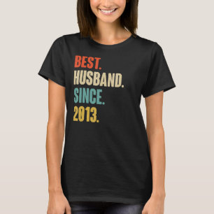 Vintage Bester Ehemann seit 2013 9. Hochzeitstag T-Shirt