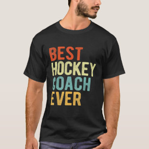 Vintage Bester Hockeytrainer Aller Zeiten Eishocke T-Shirt