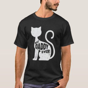 Vintage Bester Katzenvater Aller Zeiten Katzenpa T-Shirt
