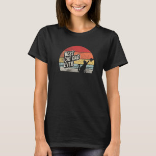 Vintage Bester Katzenvater Aller Zeiten Katzenpap T-Shirt