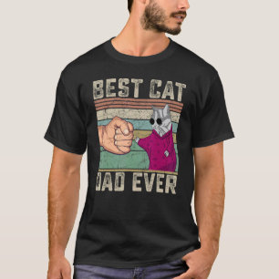 Vintage Bester Katzenvater Aller Zeiten  Katzenpap T-Shirt