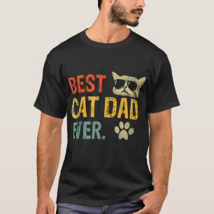 Vintage-Bester Katzenvater-aller Zeiten T-Shirt