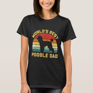 Vintage Bester Pudel-Vater der Welt T-Shirt