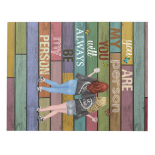 Vintage-Bestfriend-Decke Weihnachtsdecke Notizblock